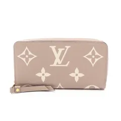 ルイ・ヴィトン LOUIS VUITTON ラウンド長財布 ジッピーウォレット バイカラー M69794 トゥルトレール/クレーム レザー ジッピー・ウォレット レディース Used B