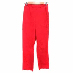 ダブルクローゼット w closet テーパードパンツ イージー F 赤 レッド /YKのサムネイル