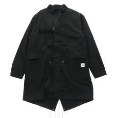 uniform experiment ユニフォームエクスペリメント 21AW UE-212012 SLEEVE PANELED MODS COAT スリーブ パネルド ミリタリー モッズコート ブラック系 1【中古】のサムネイル