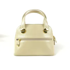 GIVENCHY　ジバンシィ　ハンドバッグ　トートバッグ　サークルゴールドプレート　アイボリーのサムネイル