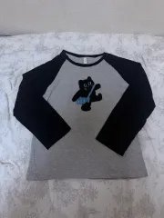 猫キャラクター長袖Tシャツのサムネイル
