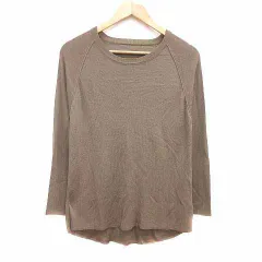 プラージュ Plage de charme ニット カットソー 長袖 ベージュ /YKのサムネイル
