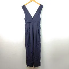 LANVIN en Bleu ランバンオンブルー オールインワン サロペット Vネック 38 レディース 古着 モード シティーボーイのサムネイル