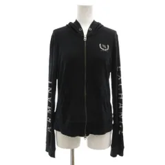 アルマーニエクスチェンジ A/X ARMANI EXCHANGE パーカー ジップアップ M 黒 ブラック 長袖 フード付き ロゴプリント /IB ■ECG005のサムネイル