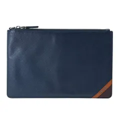 PRADA プラダ クラッチバッグ セカンドバッグ ポーチ 2NG005 サフィアーノ レザー ネイビー スタイリッシュ 洗練 上品 高級感 フォーマル 実用的のサムネイル