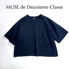 ミューズ ドゥーズィエムクラス 25SS Mme.CREW Tシャツ ブルー - メルカリ