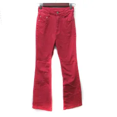 ページボーイ PAGE BOY バギーパンツ カラーデニム 25S S 赤 レッド /YIのサムネイル