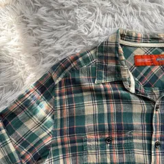 DICKIES 日本 ヴィンテージ ノード CHECK シャツ ディッキーズ ヴィンテージシャツ M 44のサムネイル