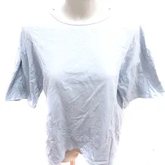 エヘカソポ サマンサモスモス ehka sopo SM2 カットソー Tシャツ Uネック 半袖 F ライトブルー /RTのサムネイル