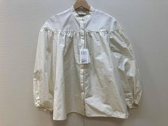 極美品 2025年 デパリエ エンブロイダリー コットンシャツ レース刺繍 