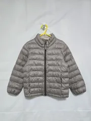 UNIQLO ユニクロ 軽量 キルティング ダウン アウター ジャケット ベージュ キッズ 3-4歳 1124