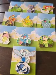 10種フルセット) イサクトースト ポケットモンスターバッジ 10種フルセット イサク ポケットモンスター バッジ