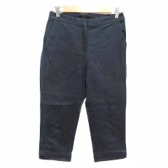 トッカ TOCCA クロップドパンツ 2 M 紺 ネイビー /YKのサムネイル