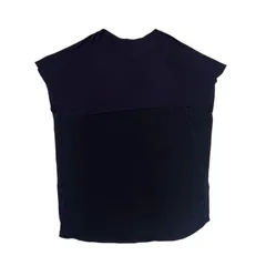 Yohji Yamamoto ノースリーブカットソー　サイズ２　ネイビーのサムネイル