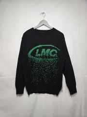 LMC ブラック ラウンド ロゴ ニット メンズ 95-100 0121のサムネイル