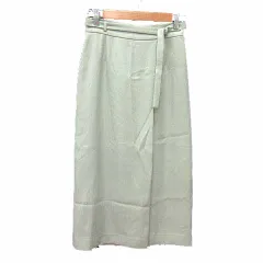 N.Natural Beauty Basic N.ナチュラルビューティーベーシック タイトスカート ロング M 緑 ライトグリーン /YK