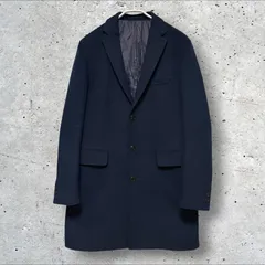 BEAMS チェスターコート 11-19-0907-887 NAVY L ビーム ネイビー