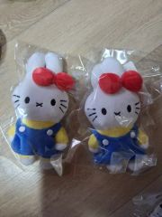 雪の宿 非売品 ホワミル& ハローキティ ぬいぐるみ 三幸製菓 - メルカリ