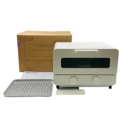 【美品】無印良品 スチームプレート付き オーブントースター MJ-OT10C ホワイト 2025年製 キッチン家電 【MY0606】のサムネイル