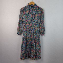 LAUREN RALPH LAUREN ペイズリー柄ボウタイワンピース - メルカリ