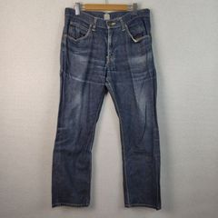 Lee Jeans Denim Pants 101 Indigo Size 33 Men's Vintage American Casual Workwear Style