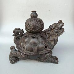 鉄製 熏香炉 荷花香燻炉 香道具 厚重 美品 工芸品 置物 - メルカリ