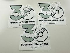 ポケモン 30周年 韓国限定 ステッカー イッカネズミ ワッカネズミ