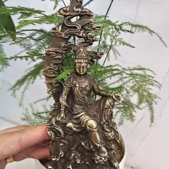 菩薩 水月観音 銅製 仏像 彫刻 置物 開運 風水 現代工芸品 美術品 置物 菩薩 水月観音 銅製 仏像 彫刻 置物 開運 風水 現代工芸品 美術品 置物