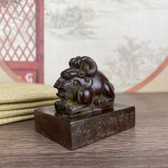 中国古美術】紅山文化 古墳の物 旧蔵 置物 古玉 （麒麟）收藏品 - メルカリ