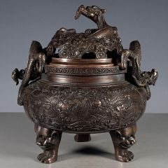 龍の香炉 骨董品 - メルカリ
