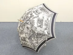 クリスチャンディオール 傘 トワルドゥジュイソヴァージュ 紺白 アンブレラ 美品@ 1のサムネイル