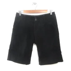 アー・ヴェ・ヴェスタンダード ミッシェルクラン a.v.v standard ハーフパンツ ショート ベロア 38 黒 ブラック /MSのサムネイル