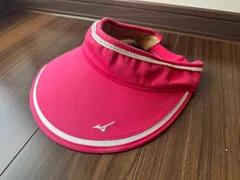 MIZUNO ミズノ サンバイザー ピンク レディース Fサイズ ゴルフ 帽子のサムネイル