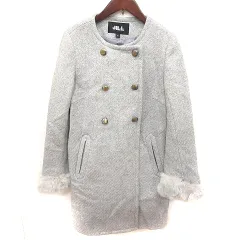 ジルバイジルスチュアート JILL by JILLSTUART コート ノーカラー 総裏地 ウール S グレー /RTのサムネイル