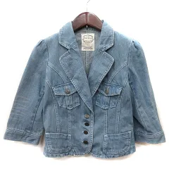 ダズリン dazzlin ジャケット デニム ジージャン Ｇジャン F 青 ブルー /YIのサムネイル