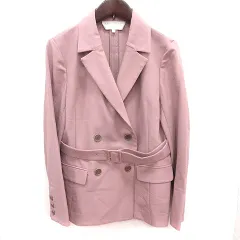 プロポーション ボディドレッシング PROPORTION BODY DRESSING ジャケット テーラード ウエストマーク 2 ダークピンク /RTのサムネイル