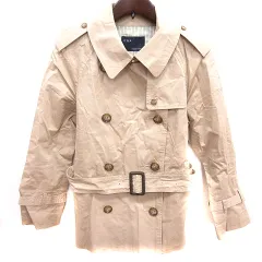 イエナ IENA トレンチコート ショート 総裏地 ウエストマーク ベージュ /RTのサムネイル