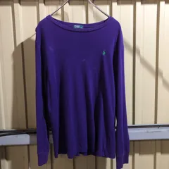 2573 Polo by Ralph Lauren 長袖Tシャツ M相当 パープル ポロバイラルフローレン 古着卸 アメリカ仕入のサムネイル