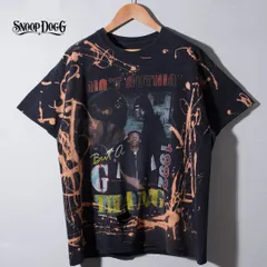 スヌープドッグ Snoop Dogg Tシャツ L ブラック ドクター ドレ Dr. Dre 雰囲気系 ラップT バンT ヒップホップ HIP HOP 洋楽 90s デザイン ストリート 古着 T195のサムネイル