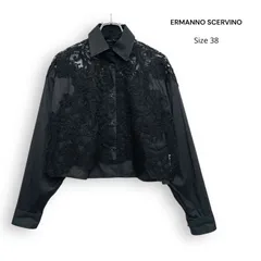 ERMANNO SCERVINO エルマンノ シェルヴィーノ レース 刺繍 長袖 ブラウス Size38のサムネイル