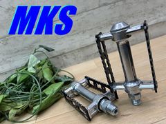 ☆ Telspo's Top Recommendation!! Excellent Condition!! MKS SYLVAN TOURING BK 385g Mikashima Sylvan Touring Flat Pedals Cage Pedals Road Mini Velo Cross Fixed Gear MTB M-1769