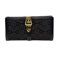 4674 GUCCI グッチ 長財布 ブラック ラウンドファスナー レザー - メルカリ