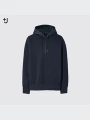 ユニクロ   UNIQLO +J ドライ スウェットハーフジップパーカー XS AA2-11