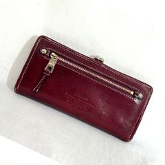 Dakota（ダコタ）】モノグラム 型押し 長財布 ブラウン 本革 - メルカリ