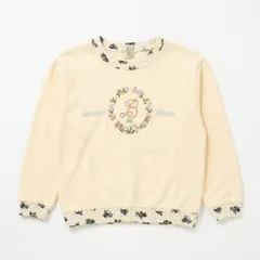 Seraphim Blanc ボタニカルプリント 長袖 スウェット クリームのサムネイル