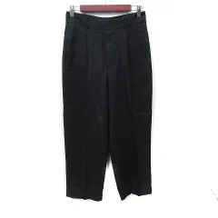 スピック&スパン Spick&Span スラックスパンツ ハイウエスト 40 L 黒 ブラック /YIのサムネイル