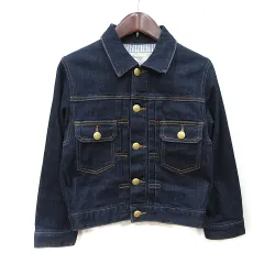 ドロシーズ DRWCYS ジャケット デニム Gジャン ジージャン 1 S 紺 ネイビー /YIのサムネイル