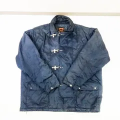 CO5570	90年代 Schott ショット FIREMAN JACKET ファイヤーマンジャケット サイズXL 防寒 刺繍 裏地キルティング メンズ ネイビー系 ヴィンテージのサムネイル