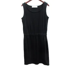 ケティ KETTY doux toucher KETTY ワンピース ひざ丈 ノースリーブ M 黒 ブラック /AUのサムネイル