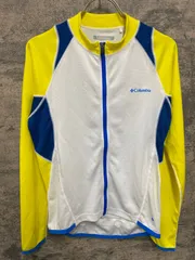 KF370 コロンビア Columbia 長袖 サイクルジャージ 白 黄 青 XSのサムネイル